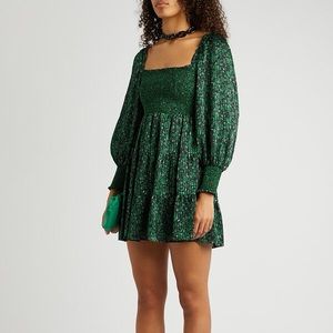 Alice and Olivia black green dress small s